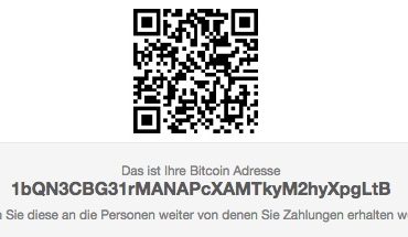 Bitcoin Adresse