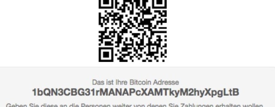 bitcoin adresse qr code