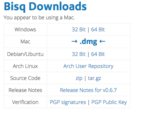 bisq downloads