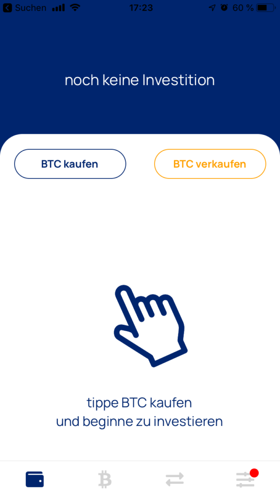 Relai App - Bitcoin kaufen und sparen