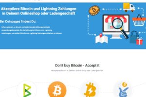 Coincharge Akzeptiere Bitcoin und Lightning