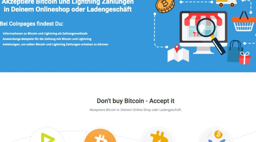 Coincharge Akzeptiere Bitcoin und Lightning